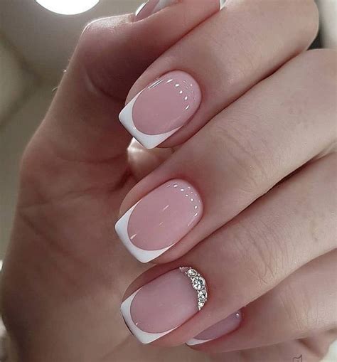😉 С таким маникюром и на учебу можно. | Cute acrylic nails, Nail colors ...