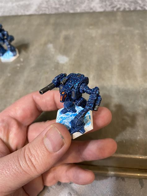 Ghost Bear Arctic Snow Commission Complete. : r/battletech