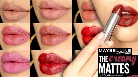 maybelline creamy matte lipstick