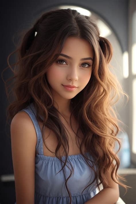 cute beautiful asian girl photo ai generated premium ai generated image