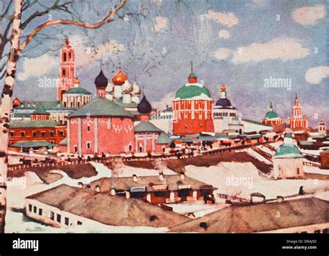 A colourful Russian town Stock Photo - Alamy