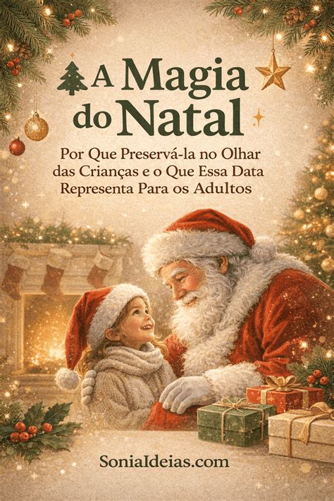 Que A Magia Do Natal - A Magia do Natal - soniaideias.com