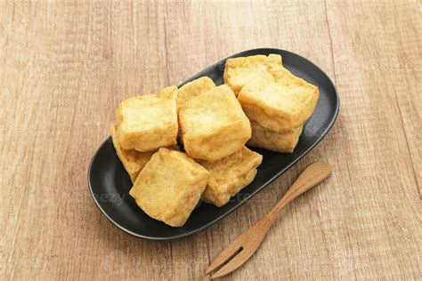 Tahu Goreng or Fried Tofu, Indonesia traditional food, made from ...