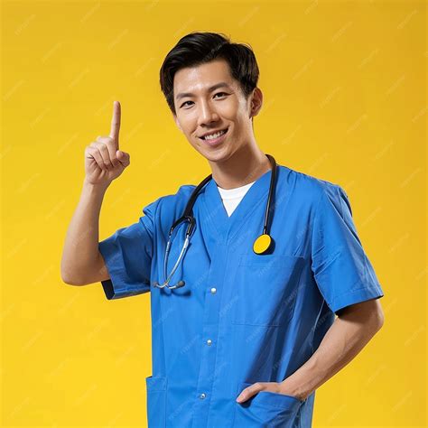 Premium Photo | Photo portrait of Smiling Professional Young Asian Male