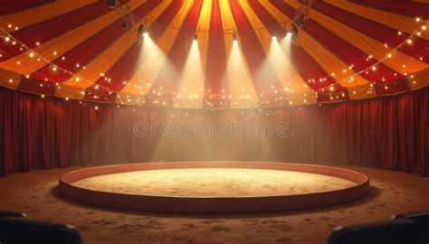 classic circus tent interior stock   royalty  stock