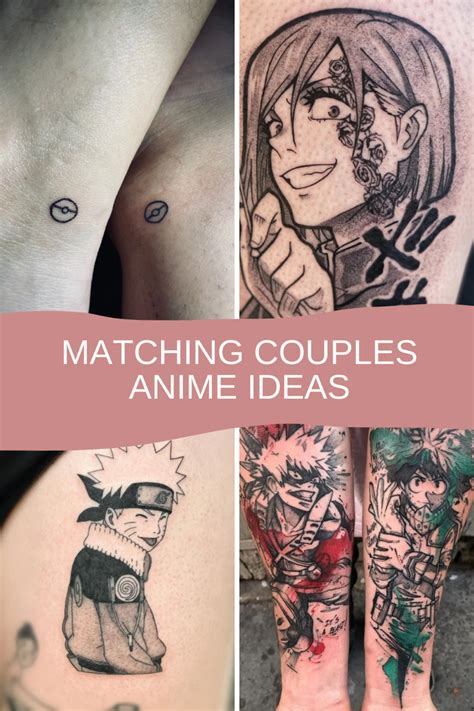 83+ Matching Anime Tattoos You Can't Resist - TattooGlee | Geschwister