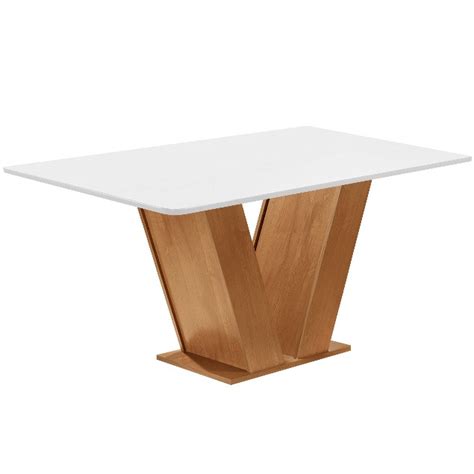 Base De Mesa Retangular - Base de Mesa de Jantar Retangular em MDF – Estrutura em Madeira Formato ...