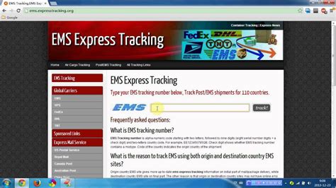 Track your EMS Express on ExpressTracking.org - YouTube