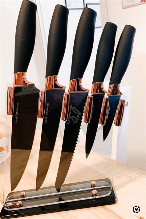 Rose Gold Knife Set Under $40 | @celestesalas | Rose gold, Fashion ...