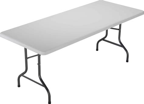 Folding Rectangular Table White | Elm Workspace