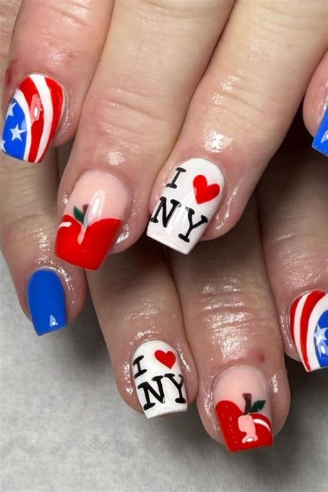 24 New York Nail Designs That Are Perfect for Your NYC Trip - ItsAllBee
