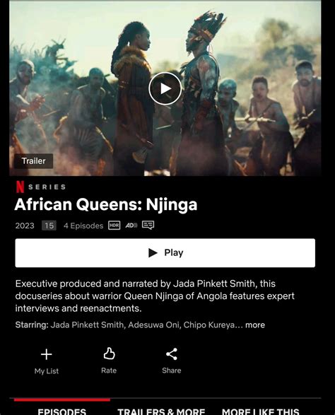 Luke Pepera on Twitter: "African Queens: Njinga drama docuseries now on