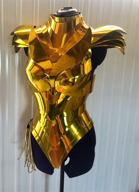Golden armor 1984 in 2021 | Armor, Female armor, Wonder woman costume