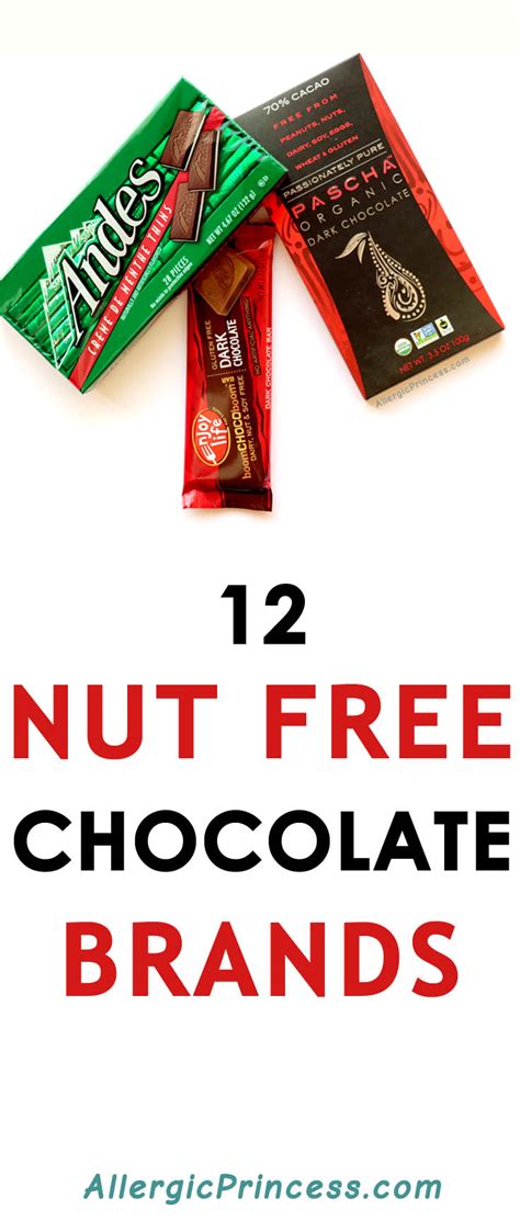 NUT-FREE CHOCOLATE BRANDS - ALLERGIC PRINCESS