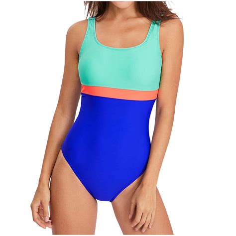 BJUTIR Womens Swimsuits Solid Print Bikini One Piece Swimwear Push-Up