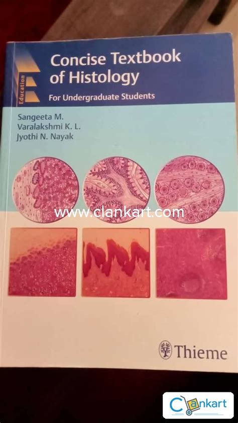 Buy 'Concise Textbook Of Histology For Undergraduate Students' Book In ...