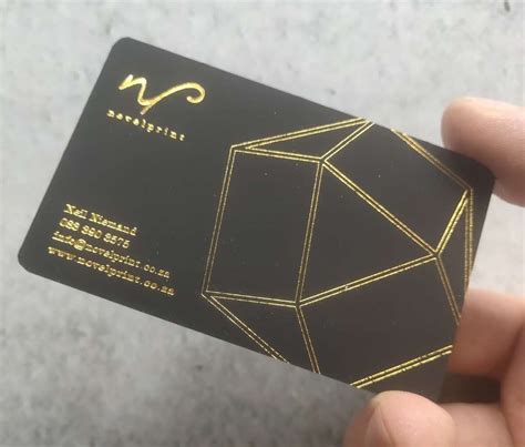 gold foil black soft touch business cards luxury business card