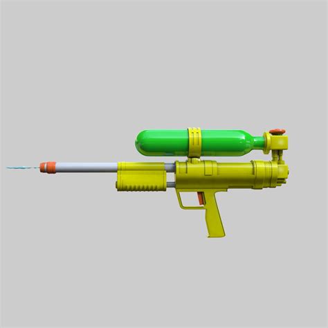 Toy Squirt Gun Modelo 3D $25 - .c4d .3ds .fbx .obj - Free3D