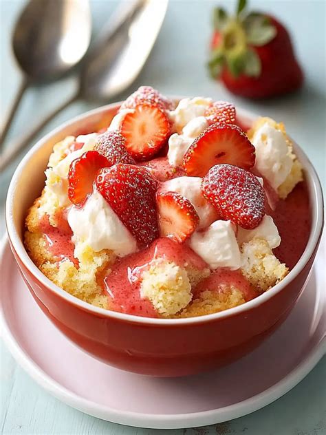 Heavenly Slow-Cooker Strawberry Pudding Cake You’ll Crave - Jillian's