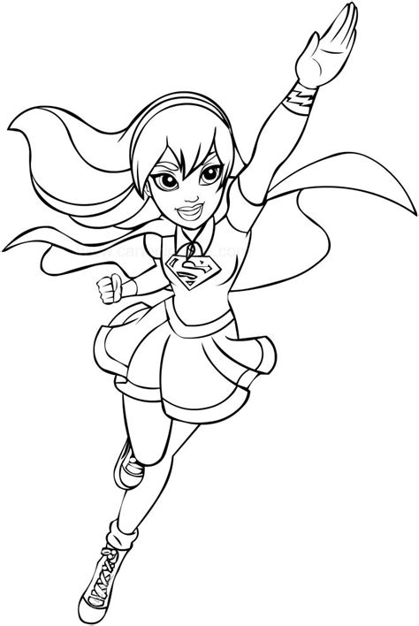 Super Hero Girls Coloring Pages