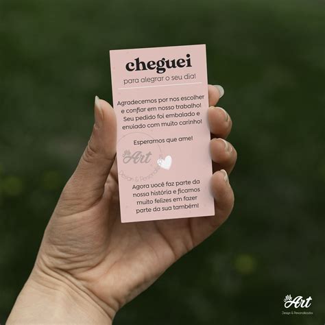 unid cartao de agradecimento cliente pela compra rosa