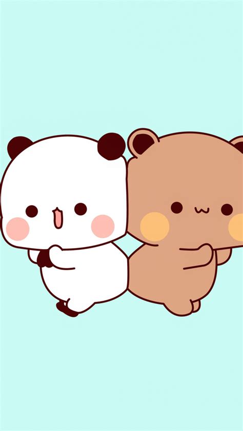 Adorable Wallpaper 4K, Milk bear, Mocha bear