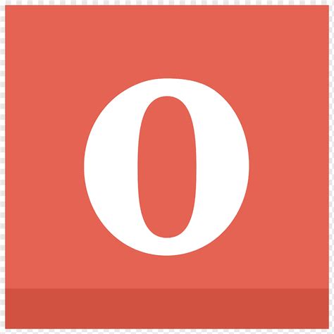 O, значок Opera, значок в социальных сетях, png | PNGWing