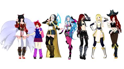 (MMDxLeague of Legends) ReBirth Models Part 1 +DL by naruchan101 on ...