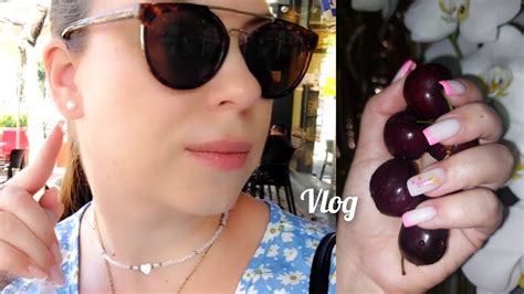 Израиль Купила серги с жемчугом🦪Яркий маникюр 💅Черешня 🍒 - YouTube