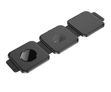 Беспроводная зарядка Hoco CQ4 unique 3-in-1 folding magnetic wireless ...