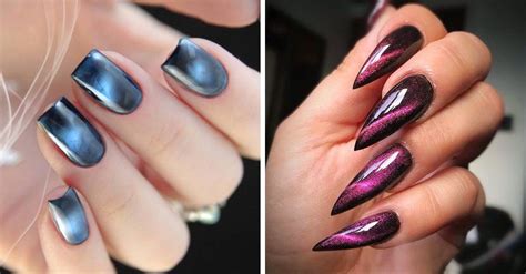 Uñas Acrilicas Ojo De Gato | Moda y Estilo