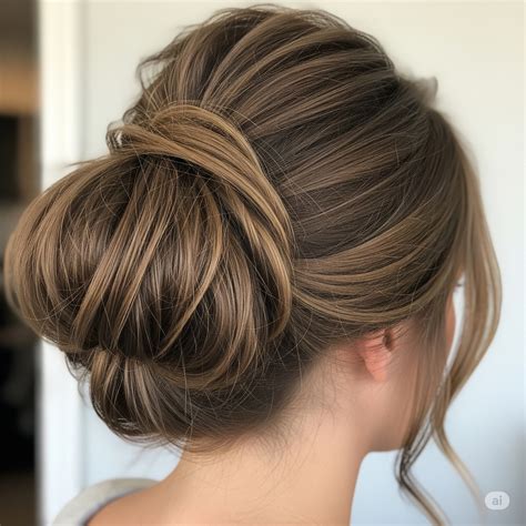 Forty Elegant Side Bun Hairstyles for Professional Occasions 30