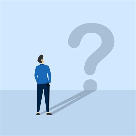 Confusion concept, uncertainty or self doubt, question to answer or