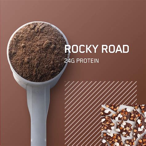 Optimum Nutrition Gold Standard 100% Whey Protein Powder Rocky Road 2 ...