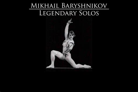 New Baryshnikov YouTube Video: Legendary Solos - Ballet Focus