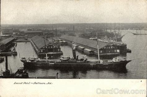 Locust Point Baltimore, MD Postcard