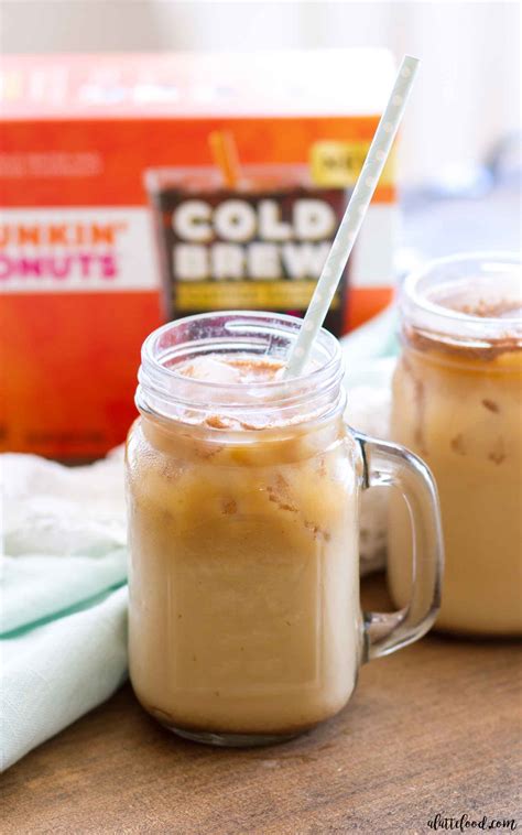 Easy Cold Brew Coffee with Cinnamon Vanilla Creamer - A Latte Food