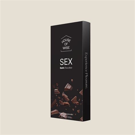 Sex Chocolate - Dark Cocoa – House of Wise Inc.