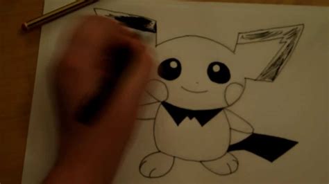 HOW TO DRAW PICHU EASY STEP BY STEP TUTORIAL - YouTube