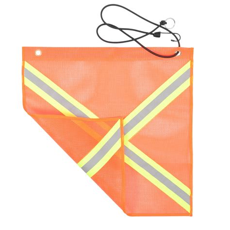 safety flag hanging decorative flag safety flags  trucks night