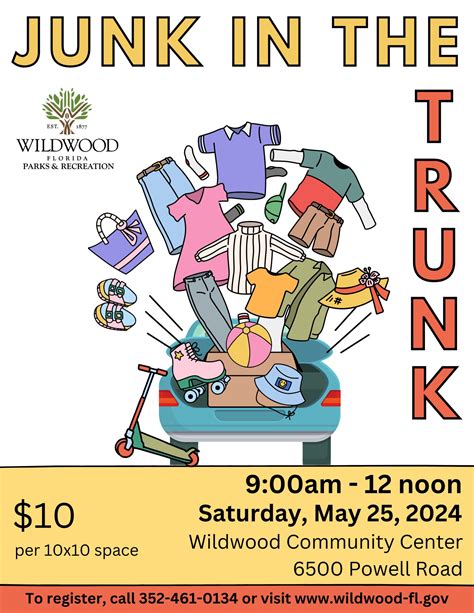 Wildwood Parks & Recreation Junk In The Trunk Event | Wildwood Florida