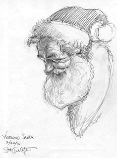 Father Christmas Sketch at PaintingValley.com | Explore collection of Father Christmas Sketch