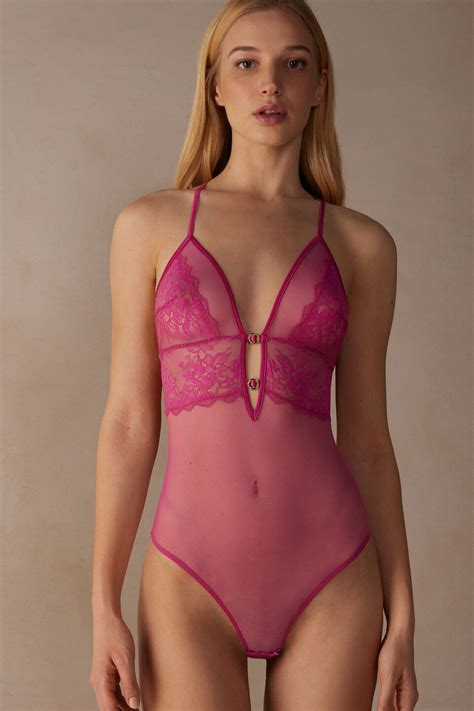 Body em Tule e Renda Fearless Femininity - BOD2485 - Intimissimi