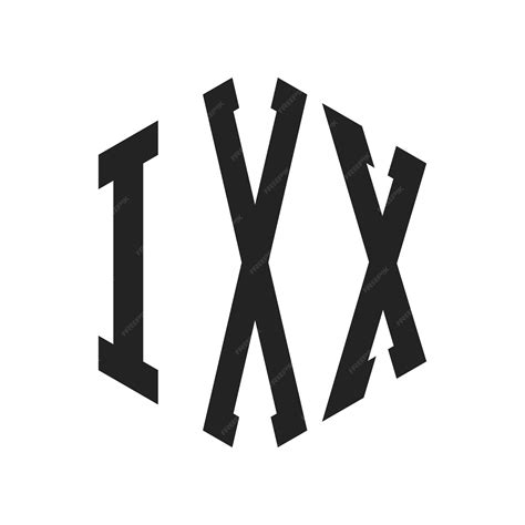 Premium Vector | IXX Logo Design Initial Letter IXX Monogram Logo using