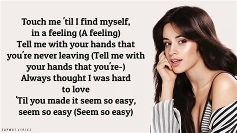 Camila Cabello - Easy (Lyrics) Chords - Chordify