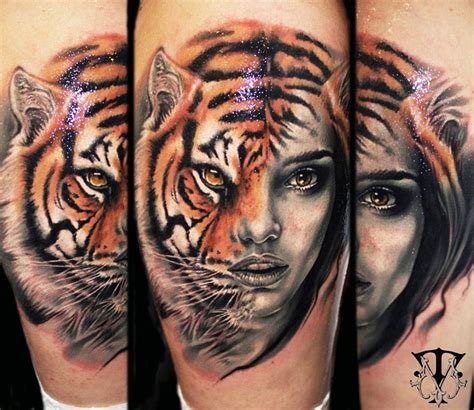 コレクション half tiger half woman face tattoo 274051-Half tiger half woman face tattoo - Jossaesiptepl