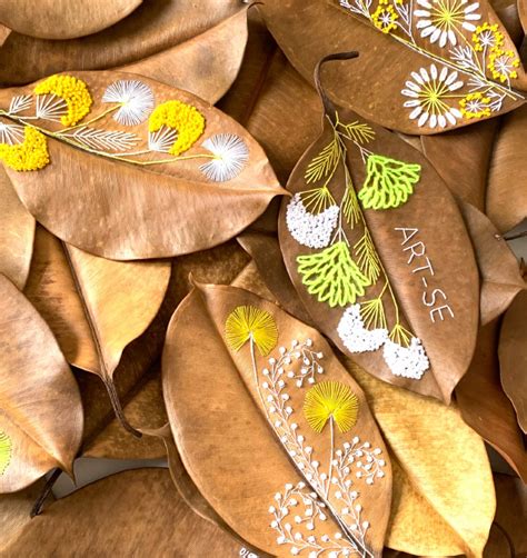 Arte Com Folhas E Flores - Arte em folhas: conheça o trabalho de Clarice Borian - Maria Filó Blog ...
