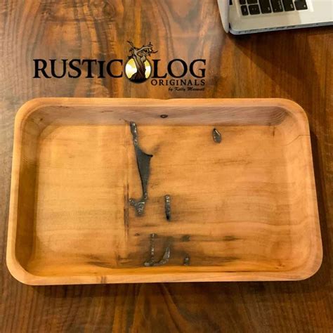 Natural wood trays | natural wood valet tray | serving tray