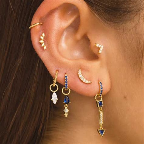 flat backlabret piercing