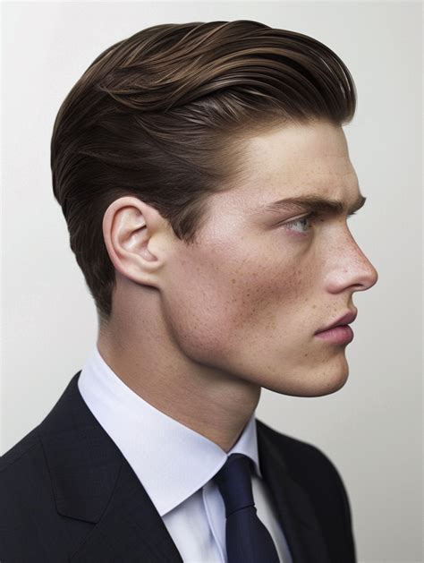 exploring  diverse slicked  hair men styles  classic